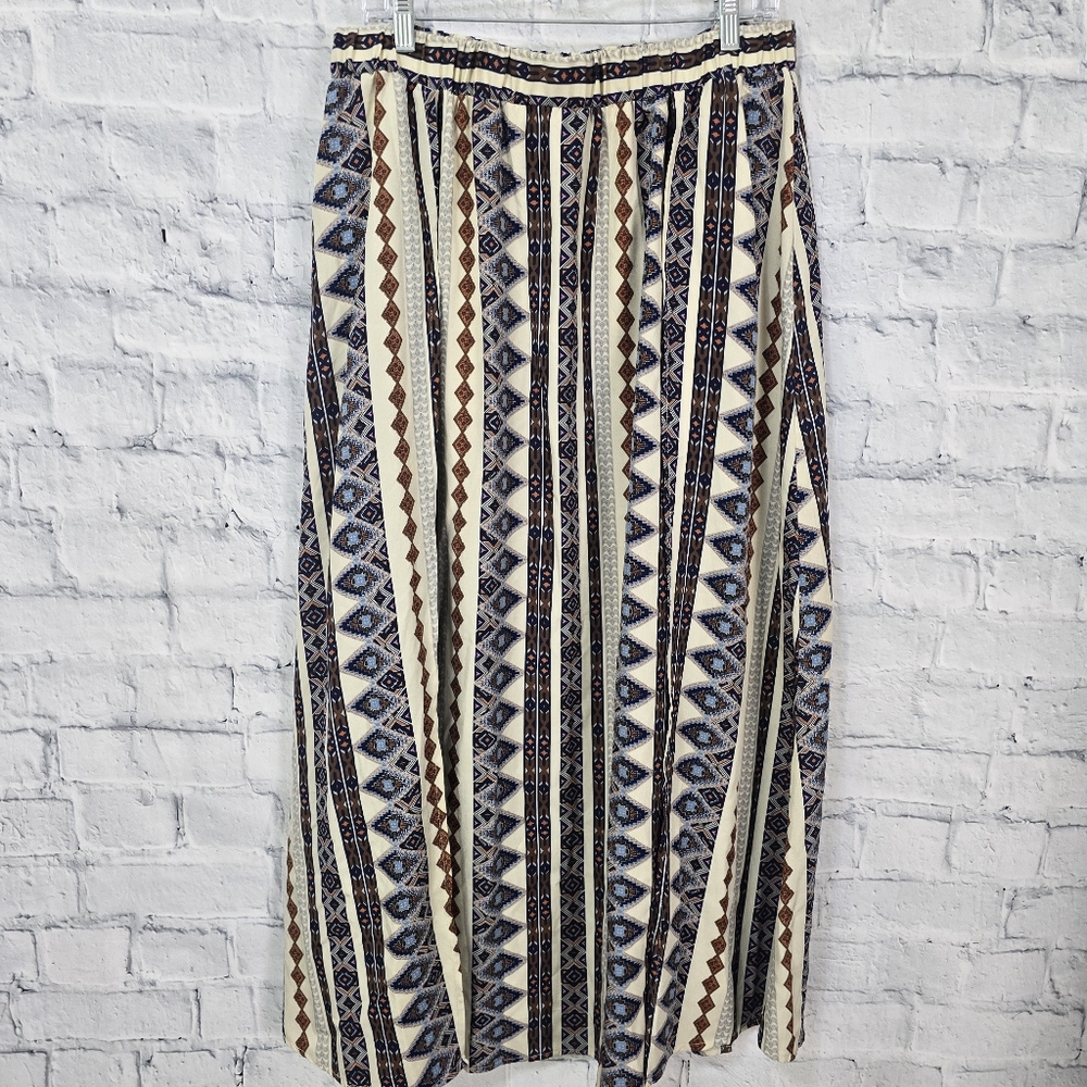Shein maxi skirt plus Sz 2XL 2 side slit elastic waist A14